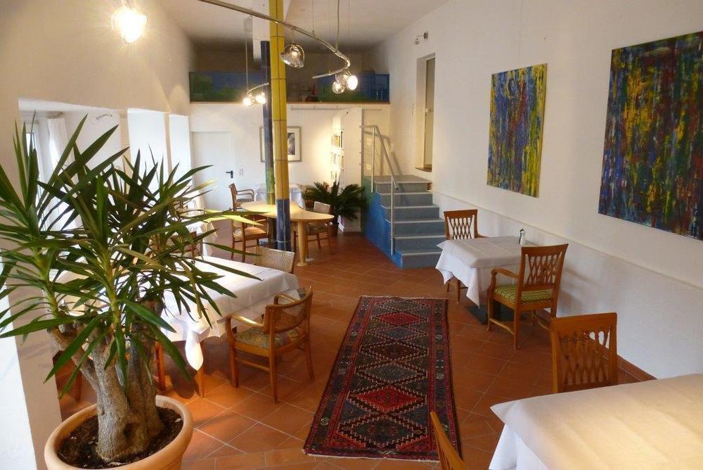 Hotel Alpenblick Garni Иберлинген Ресторан фото